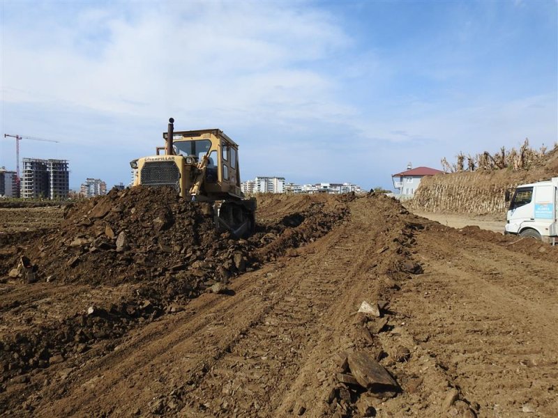 Mahmutlar’da imar yolu çalışmaları hızlandı