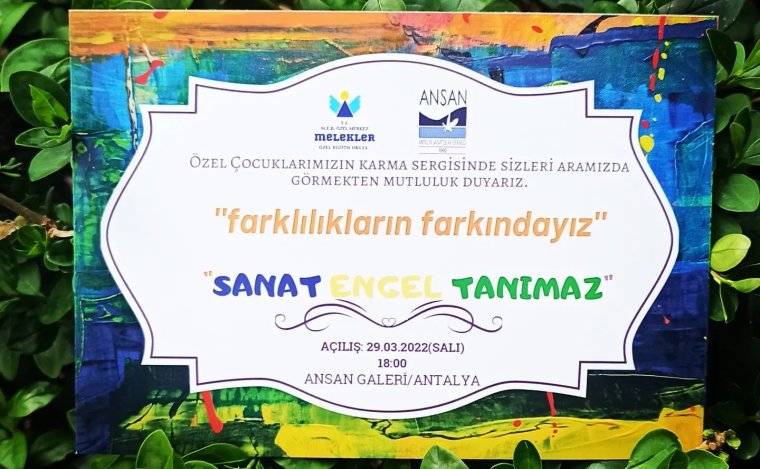 Özel bir davetiniz var: 'Sanat Engel Tanımaz' sergisi