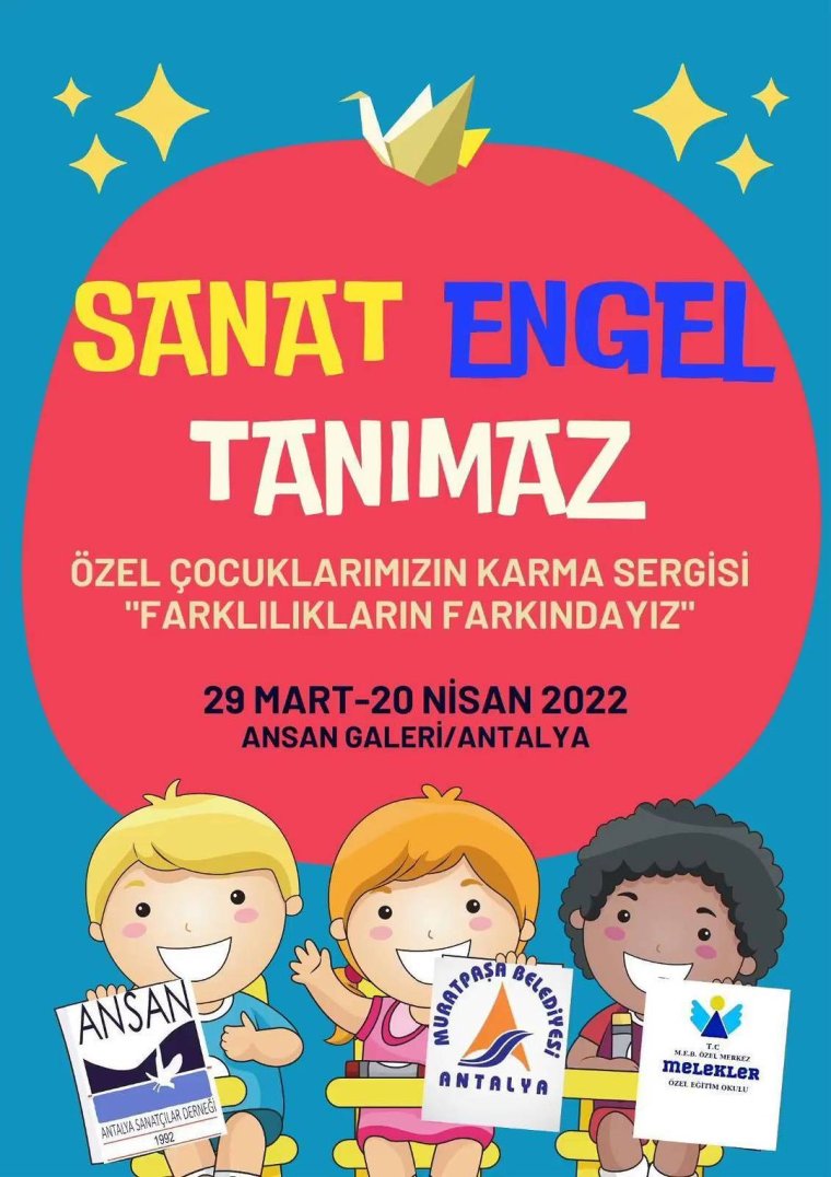 Özel bir davetiniz var: 'Sanat Engel Tanımaz' sergisi