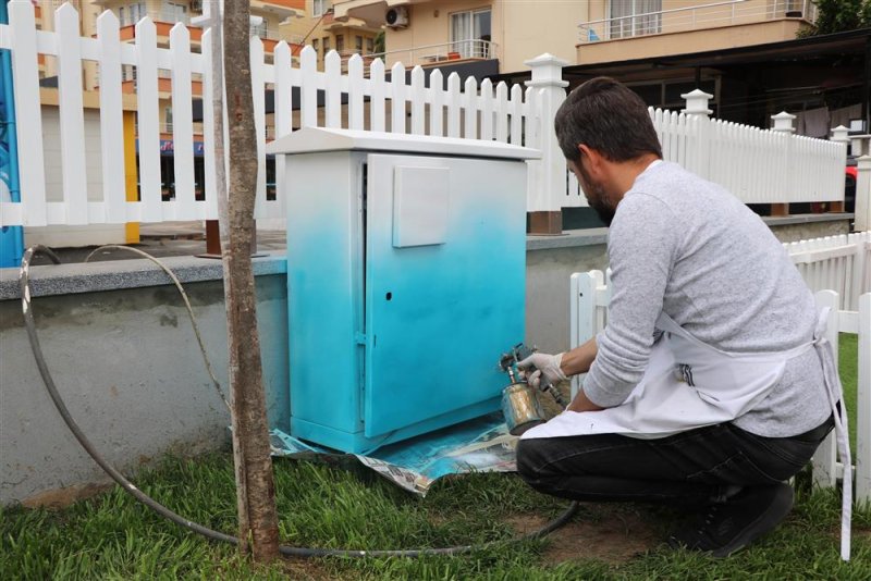 Alanya sanatsal dokunuşlarla bahara hazırlanıyor