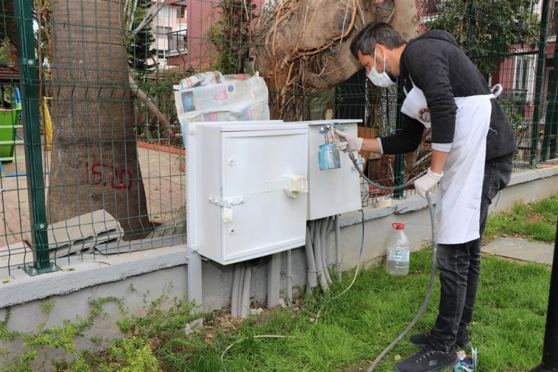 Alanya sanatsal dokunuşlarla bahara hazırlanıyor