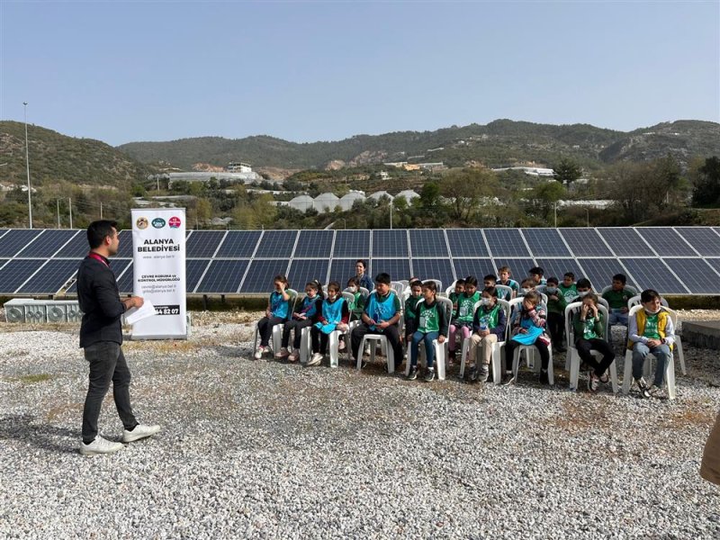 Miniklerden alanya belediyesi’nin ges projesi’ne ziyaret