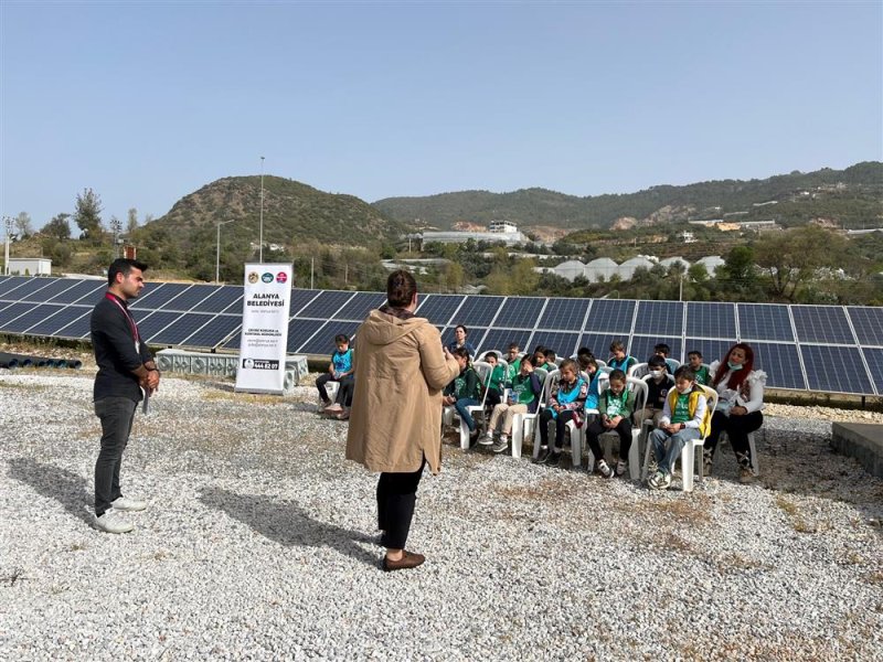 Miniklerden alanya belediyesi’nin ges projesi’ne ziyaret