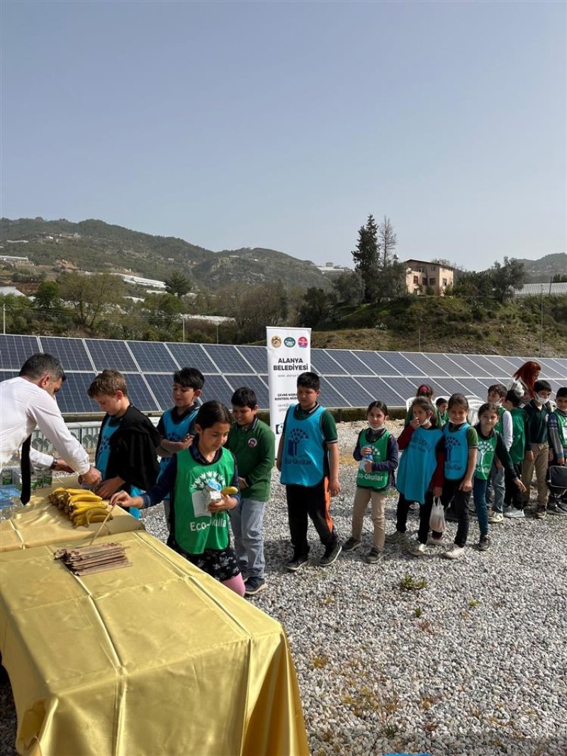 Miniklerden alanya belediyesi’nin ges projesi’ne ziyaret