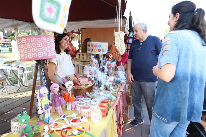 20. alanya uluslararası turizm ve sanat festivalinde stantlara yoğun ilgi