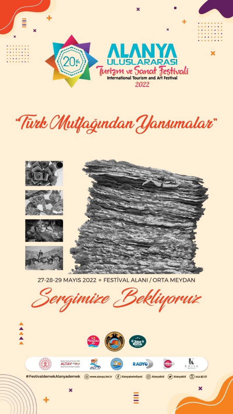 20. turizm ve sanat festivali’nde mutfak kültürünün günümüze yansımaları farklı etkinliklerle tanıtılacak