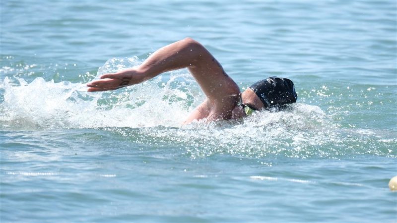 Açık su yüzme genç milli takım seçmesi ve türkiye şampiyonası başladı