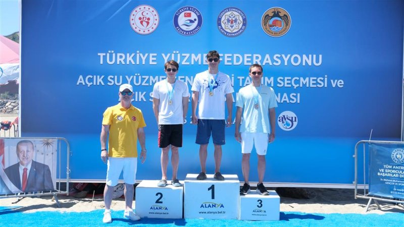 Açık su yüzme genç milli takım seçmesi ve türkiye şampiyonası sona erdi