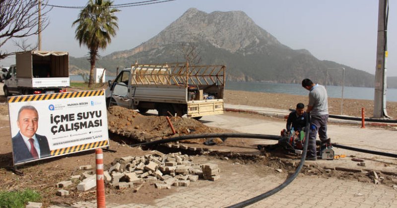 Adrasan Ve Olympos İçme Suyu Hatları Yenileniyor