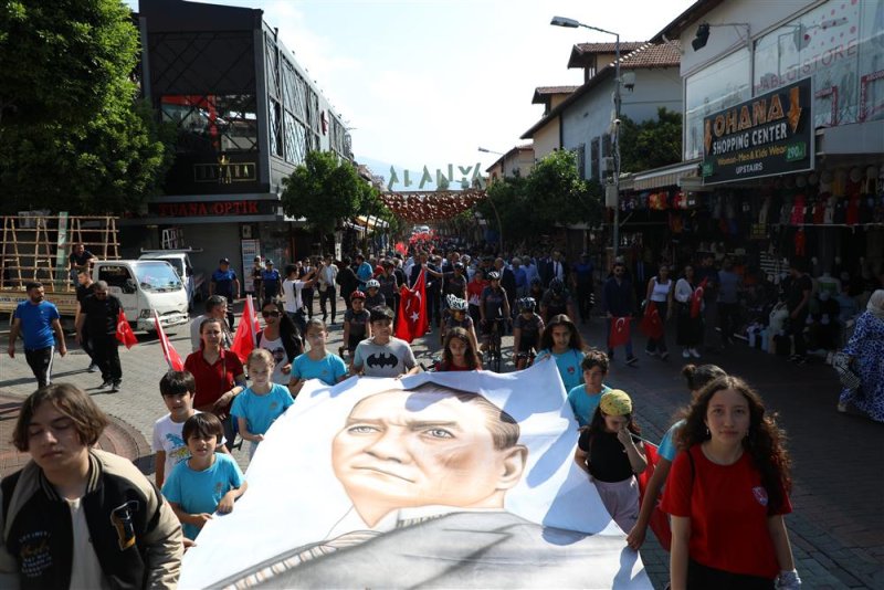 Alanya’da 19 mayıs coşkusu