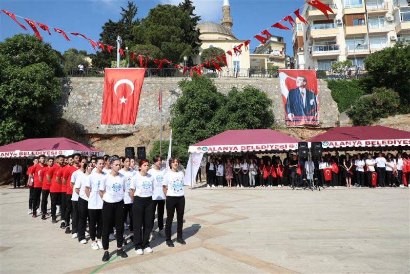 Alanya’da 19 mayıs coşkusu