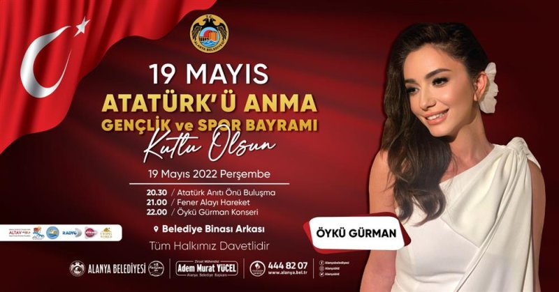 Başkan yücel’den fener alayı ve öykü gürman konserine davet