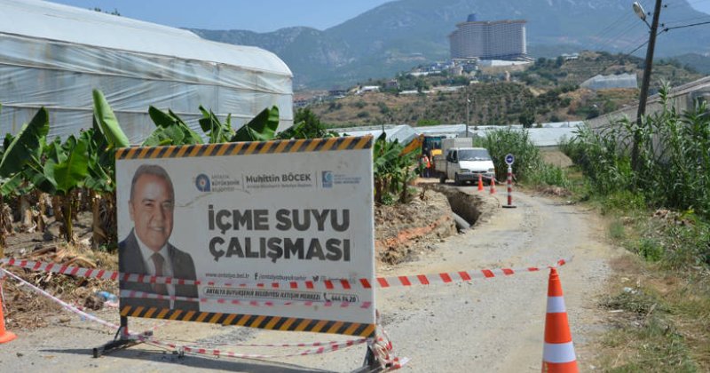 Büyükşehir’den Alanya’da  34 Milyonluk Alt Yapı Çalışması