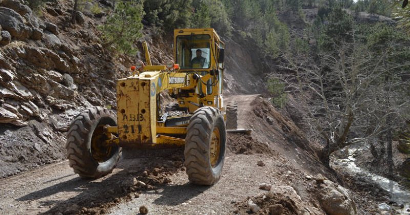 Korkuteli’de Yayla Yollarına Bakım