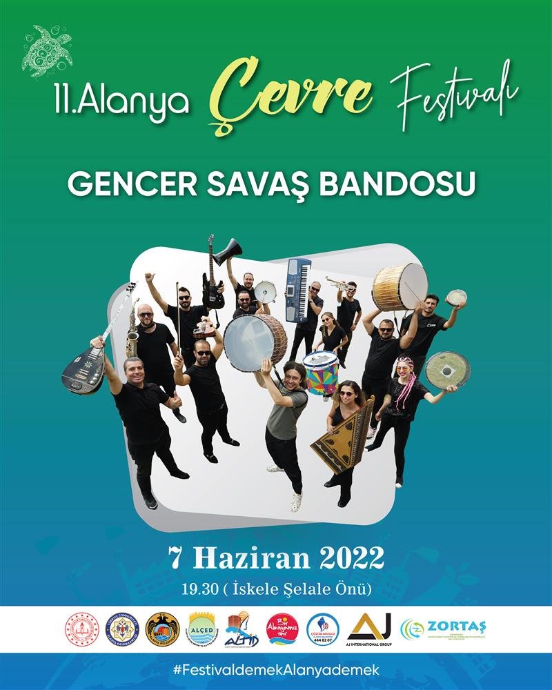 11. alanya çevre festivali başlıyor