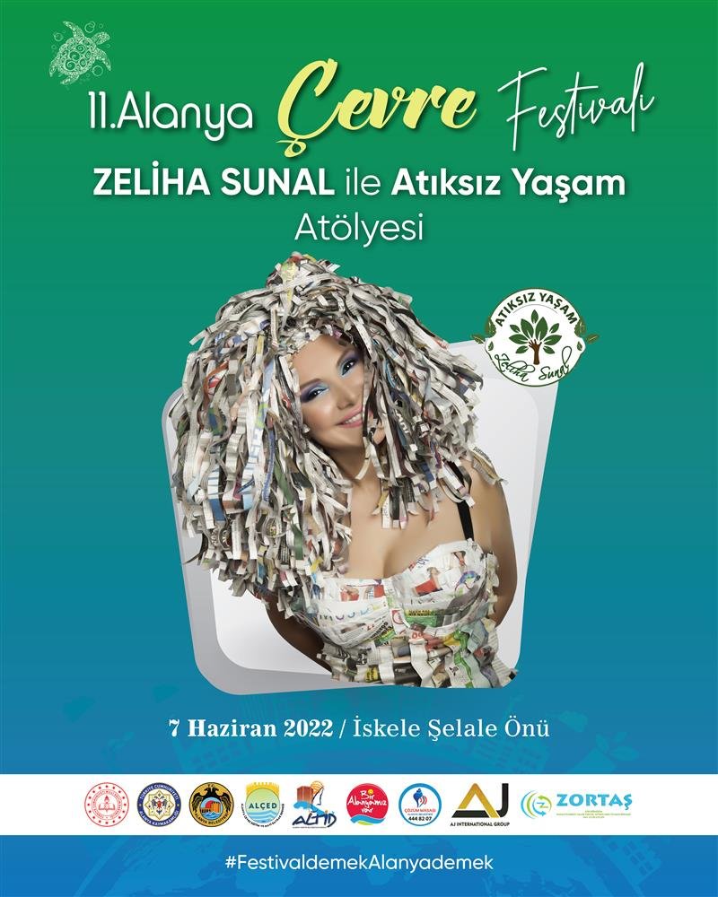 11. alanya çevre festivali başlıyor