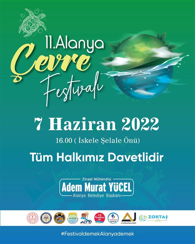 11. alanya çevre festivali başlıyor