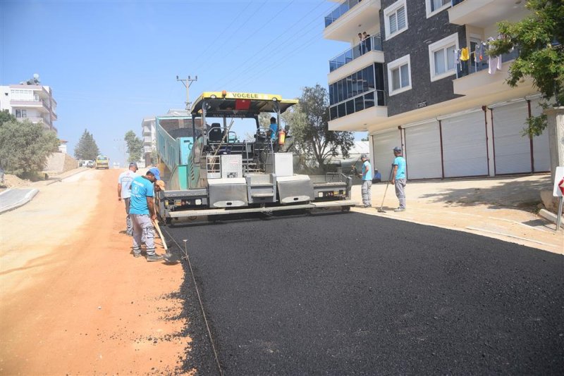 Alanya belediyesi’nden önce altyapı sonra sıcak asfalt