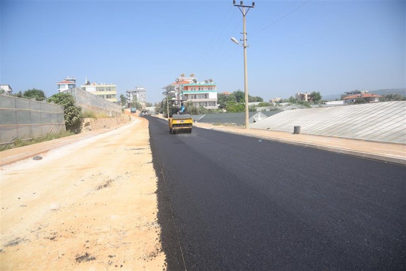 Alanya belediyesi’nden önce altyapı sonra sıcak asfalt