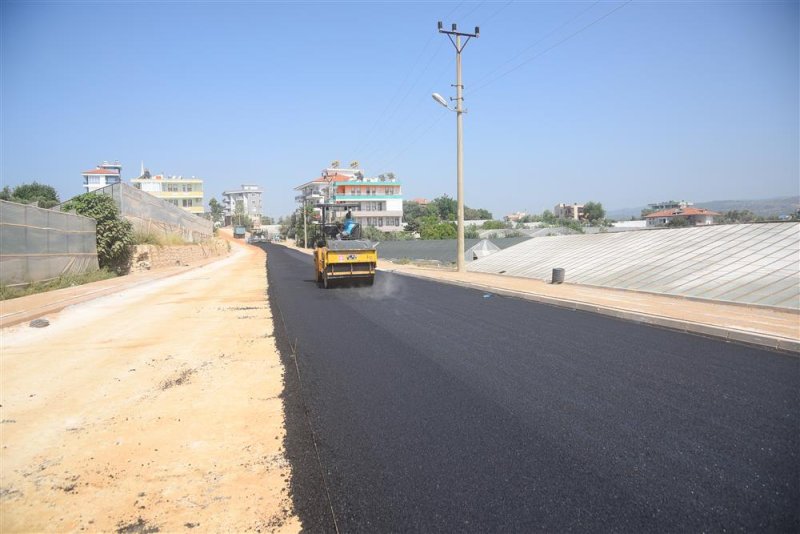 Alanya belediyesi’nden önce altyapı sonra sıcak asfalt