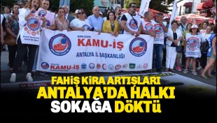 Antalya'daki kira artışları halkı isyan ettirdi. Vatandaş sokağa çıktı