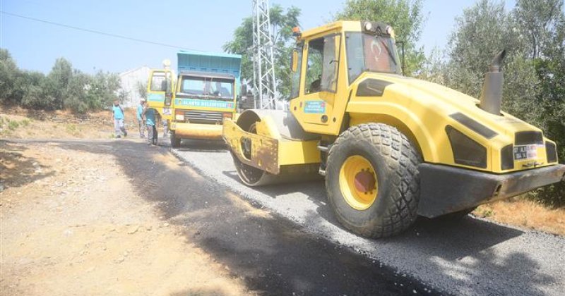 Asfalt çalışmaları keşefli ve uğrak mahallesi’nde sürüyor