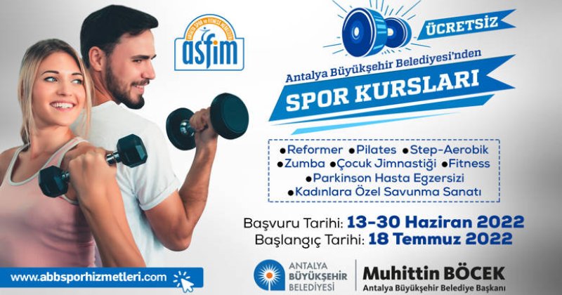 Asfi̇m’de Yaz Kursları Için Kayıtlar Başladı