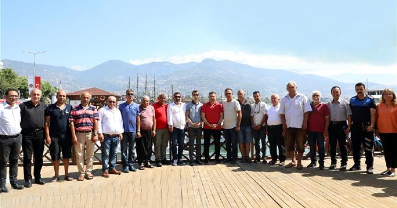 Başkan yücel balıkçılar kooperatifi üyeleri ile bir araya geldi