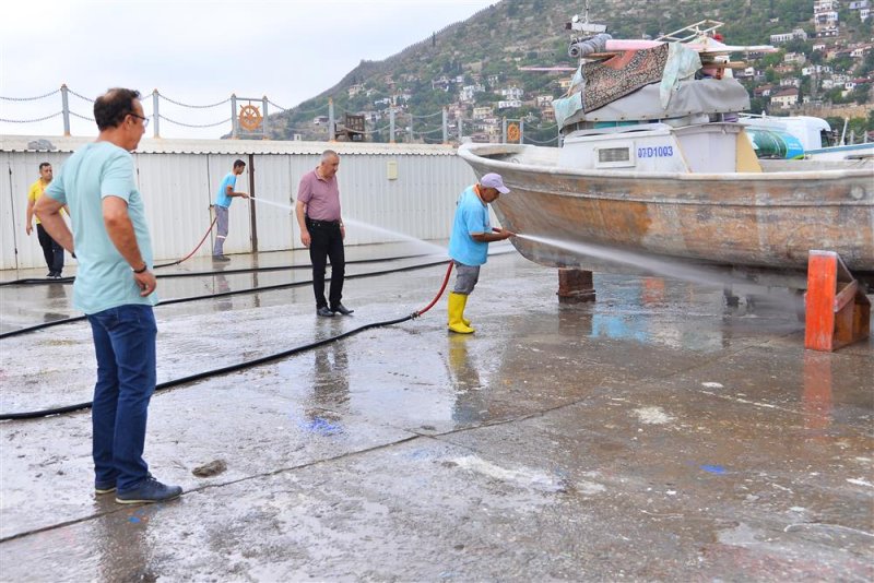 Belediye ve kooperatif iş birliğinde iskele bölgesinde temizlik ve düzenleme