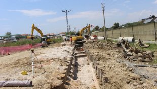 Büyükşehir’den Manavgat’ta  Yeni Kanalizasyon İmalatı