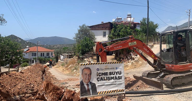 Kaş’ta Içme Suyu Çalışmaları Devam Ediyor