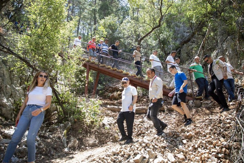 Sapadere kanyonunda ekoturizm yürüyüş parkuru hayata geçirildi