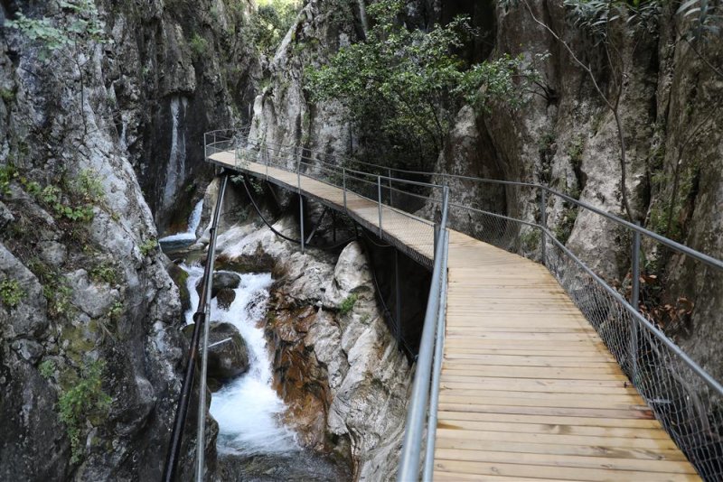 Sapadere kanyonunda ekoturizm yürüyüş parkuru hayata geçirildi