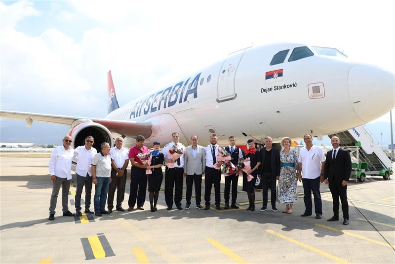 Sırbistan’ı alanya’ya bağlayan seferler resmen başladı