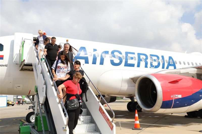 Sırbistan’ı alanya’ya bağlayan seferler resmen başladı