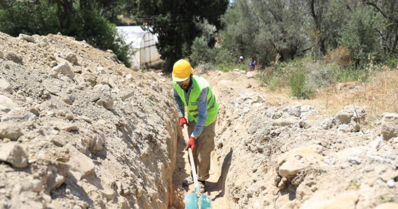 Büyükşehir’den Yangın Bölgesine  16 Milyonluk İçme Suyu Yatırımı