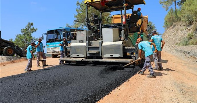 Dimçayı yolu sıcak asfaltla konforlu hale geliyor