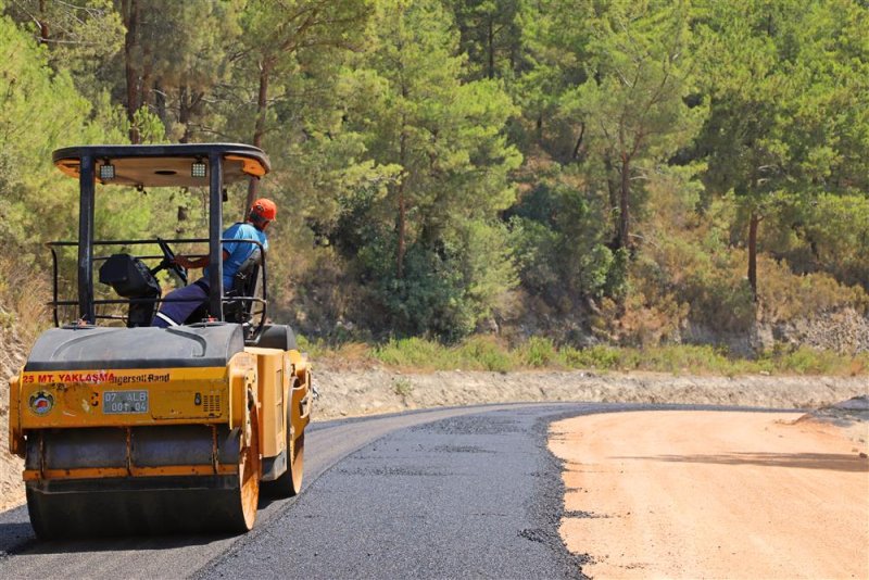 Dimçayı yolu sıcak asfaltla konforlu hale geliyor