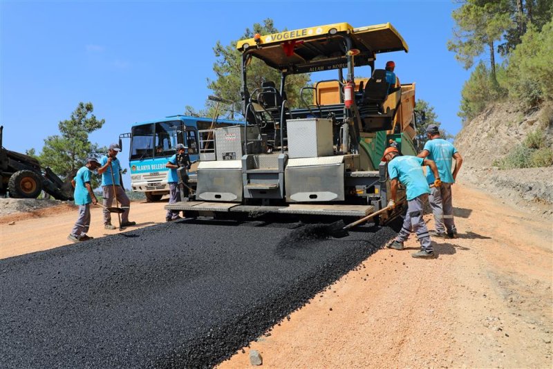 Dimçayı yolu sıcak asfaltla konforlu hale geliyor