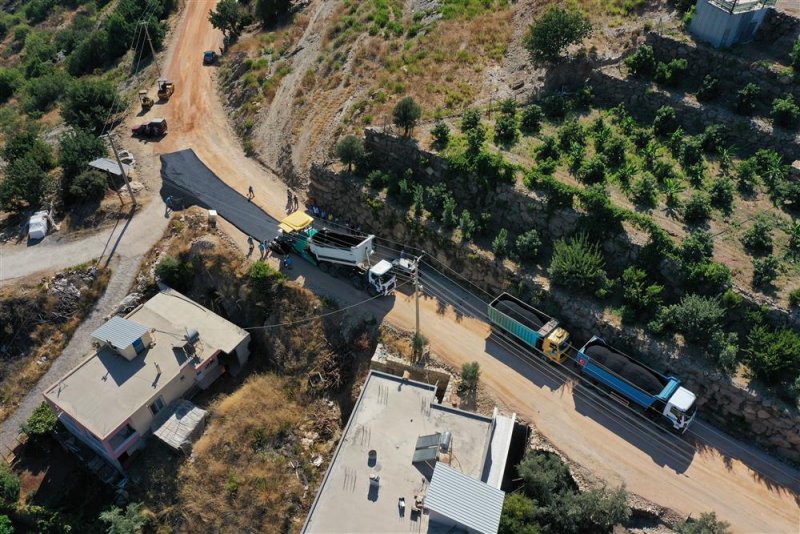 Ketenlik yolu sıcak asfaltla buluştu