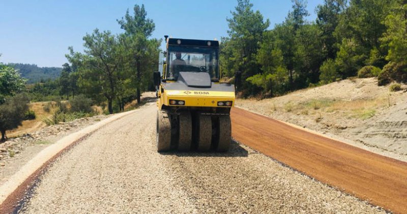 Manavgat Karabucak Yolu Asfaltlanıyor