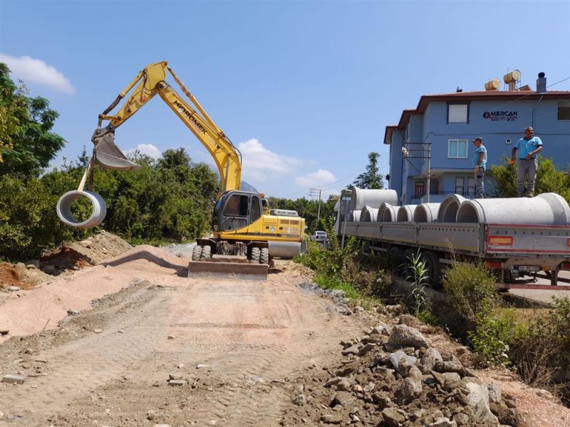 Alanya belediyesi alt yapı çalışmalarını sürdürüyor