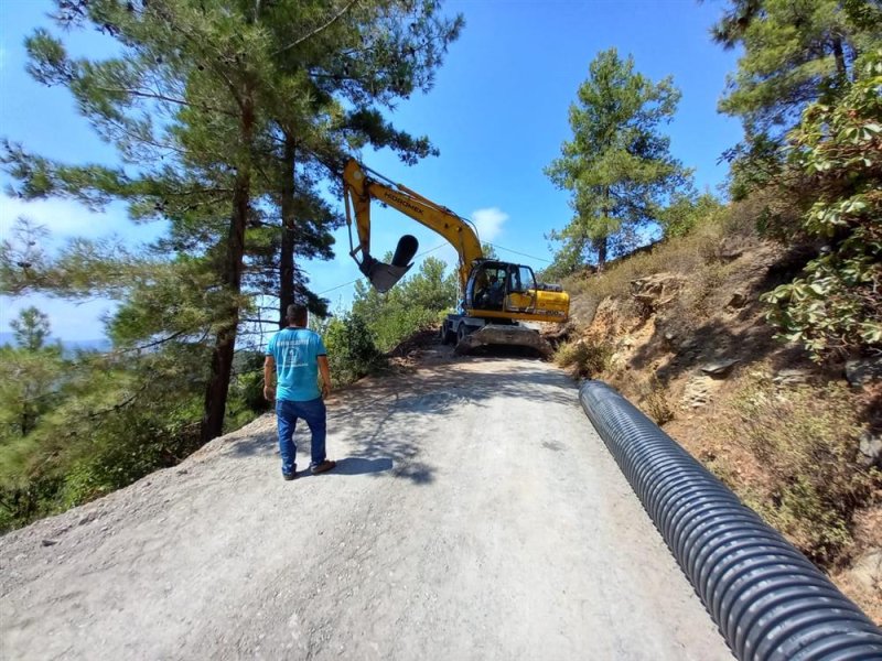 Alanya belediyesi alt yapı çalışmalarını sürdürüyor