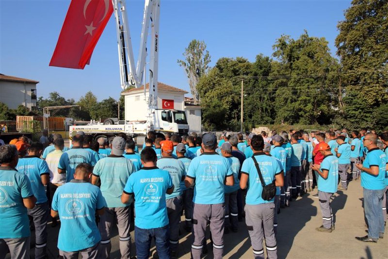Alanya belediyesi araç filosunu güçlendirmeye devam ediyor