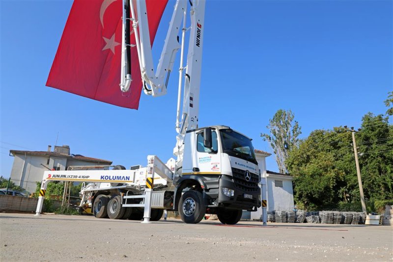 Alanya belediyesi araç filosunu güçlendirmeye devam ediyor