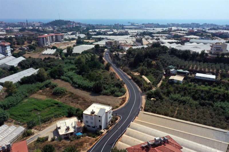 Alanya belediyesi asfalt çalışmalarını sürdürüyor