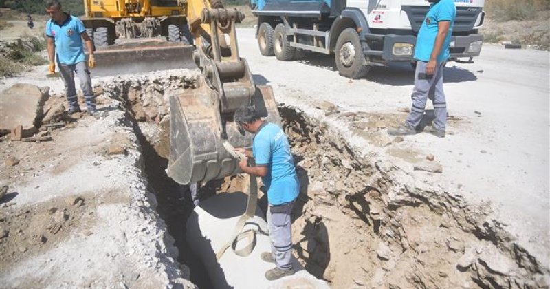 Alanya belediyesi'nin altyapı çalışmaları devam ediyor