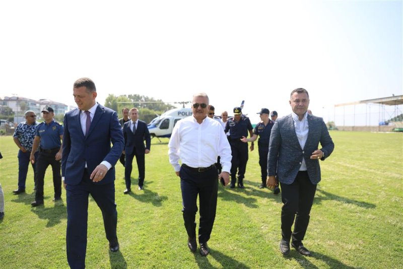 Antalya valisi yazıcı’dan alanya ziyareti