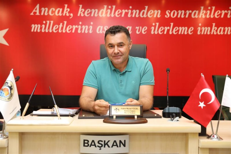 Başkan yücel’den türkdoğan’a teşekkür