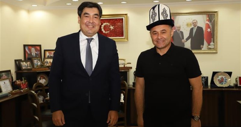 Başkonosolos koshonov’dan başkan yücel’e ziyaret
